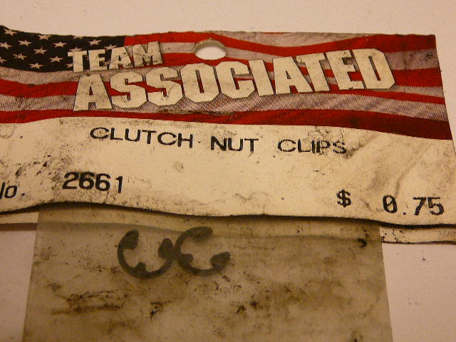Associated 2661 Clutch Nut Clips