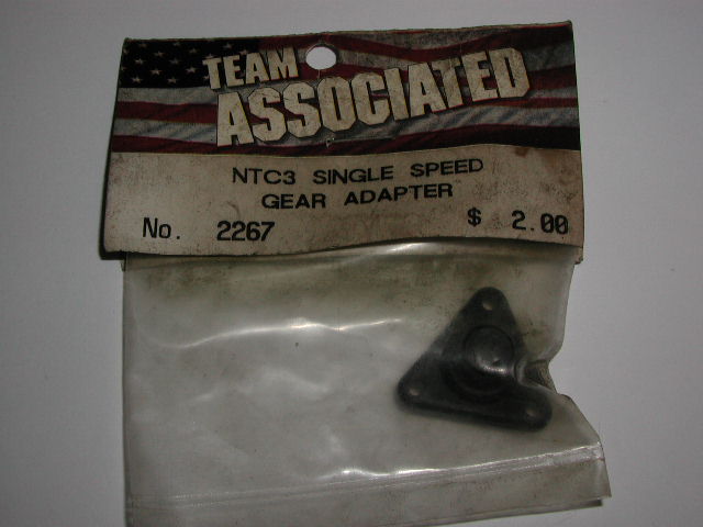 Associated 2267 RC10 Nitro TC3 NTC3 Single Speed Gear Adapter