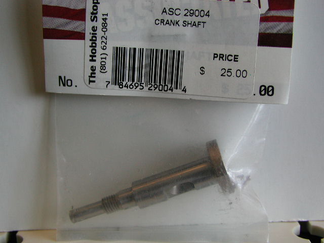 Associated .15 29004 Crank Shaft