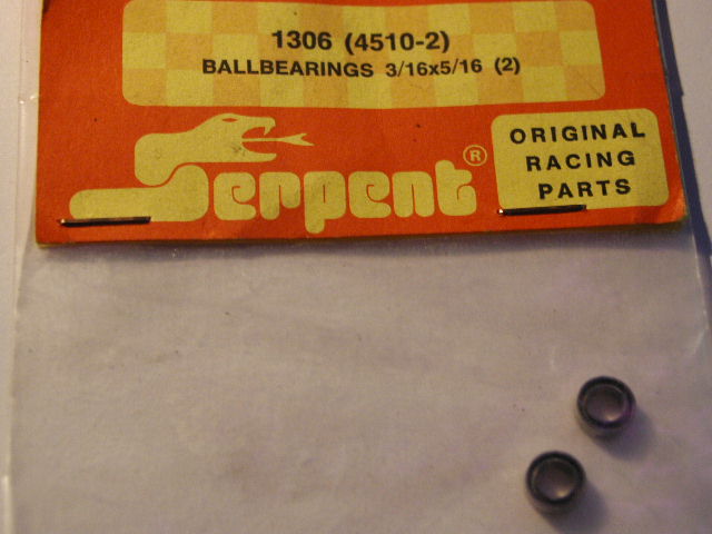 Serpent 1306 (4510-2) Ball Bearings 3/16x5/16 (2)