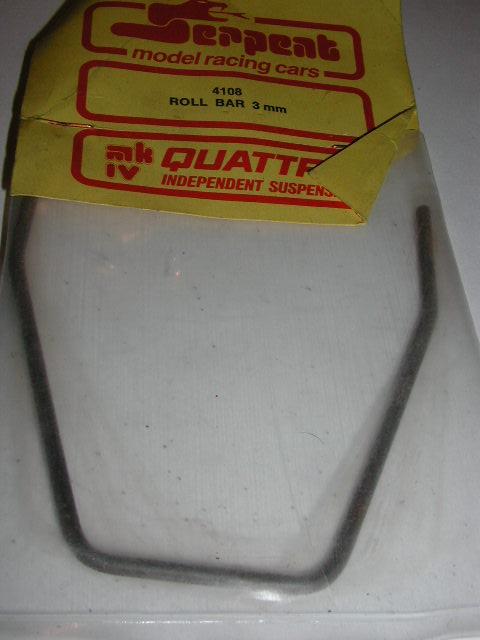 Serpent 4108 Roll Bar 3mm, mk IV Quattro
