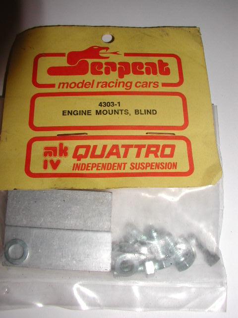 Serpent 4303-1 Engine Mounts, Blind mkIV Quattro
