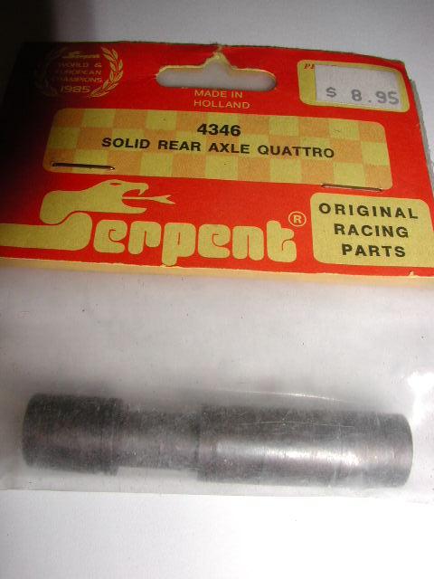 Serpent 4346 Solid Rear Axle Quattro
