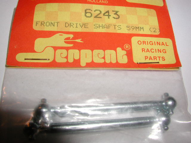 Serpent 6243 Front Drive Shafts 59mm (2)