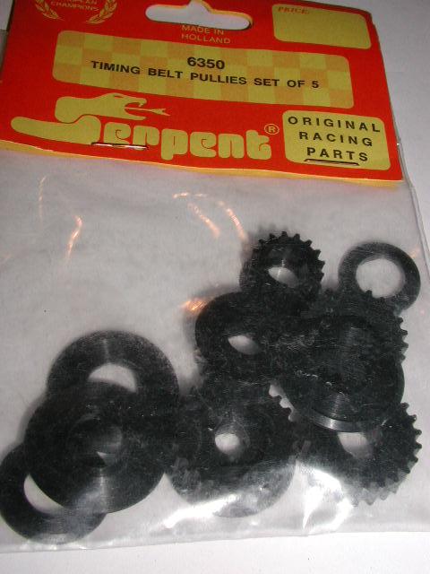Serpent 6350 Timing Belt Pullies Set of 5