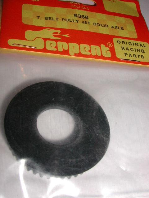 Serpent 6358 Timing Belt Pully 46T Solid Axle